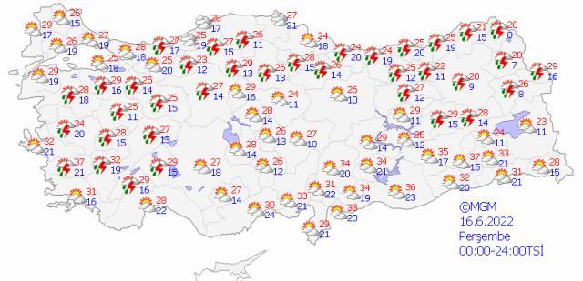 Meteoroloji'den 32 ile turuncu ve sarı uyarı! Sel ve su baskınlarına dikkat Meteoroloji'den 32 ile turuncu ve sarı uyarı! Sel ve su baskınlarına dikkat