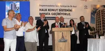Depremzedeler için 'Halk Konut' modelinde imzalar atıldı