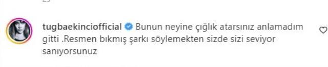 Tuğba Ekinci, 3 yıl sonra konser veren Tarkan'a eleştiri: Şarkı söylemekten bıkmış Tuğba Ekinci, 3 yıl sonra konser veren Tarkan'a eleştiri: Şarkı söylemekten bıkmış