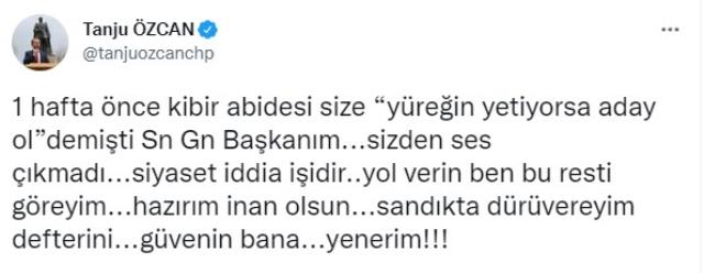 CHP'den ihracı istenen Bolu Belediye Başkanı Tanju Özcan CHP'den ihracı istenen Bolu Belediye Başkanı Tanju Özcan