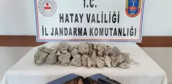 Hatay'da 4 milyon TL değerinde 16 kilogram 'balina kusmuğu' ele geçirildi