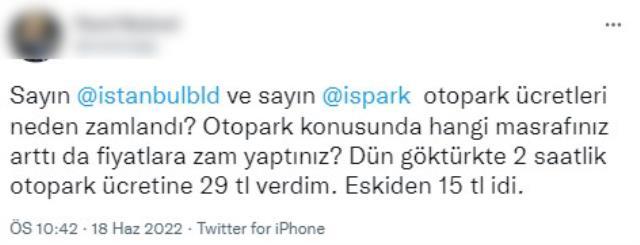 İSPARK otopark ücretlerine yüzde 100'den fazla zam yaptı! Vatandaş isyan ediyor