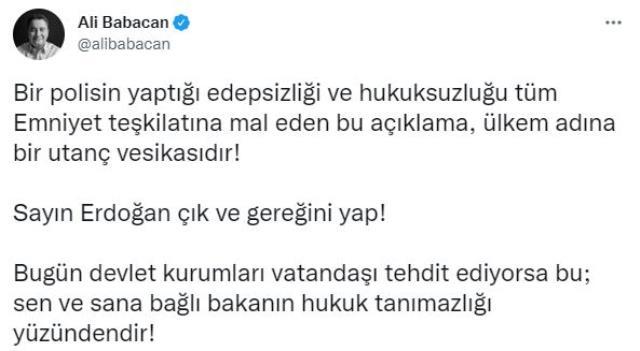 Babacan Erdoğan'a seslendi: Çık ve gereğini yap