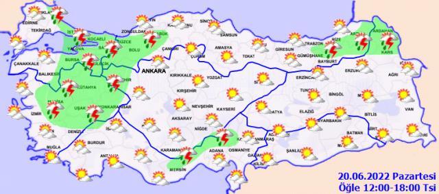 Meteoroloji'den İstanbul dahil 14 ile yağış uyarısı