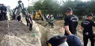 Son dakika haberi! Kütahya'da yol çalışmasında göçük: 1 ölü, 1 yaralı