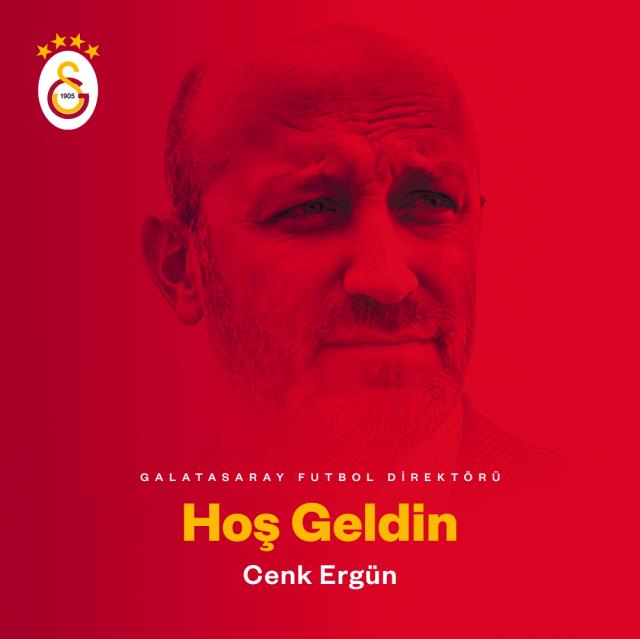 Son Dakika: Galatasaray resmen açıkladı! Futbol direktörlüğü görevine Cenk Ergün getirildi