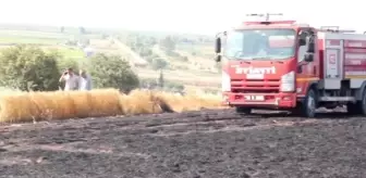 Son dakika haberi! BALIKESİR - Buğday tarlalarında çıkan yangınlar söndürüldü