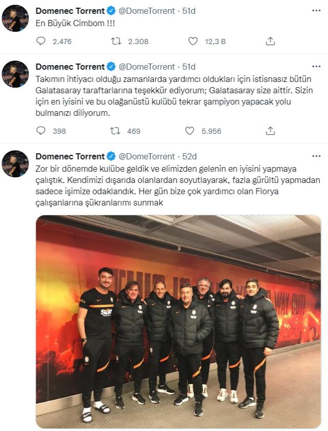 Domenec Torrent'ten ayrılık sonrası Galatasaray paylaşımı! Hiç ummayacağı tepkiler aldı