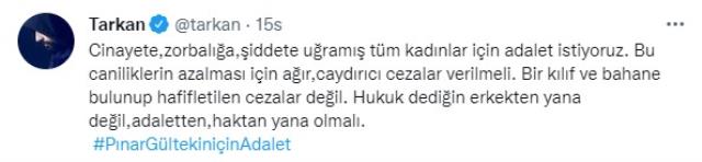 Pınar Gültekin'in katiline verilen 23 yıllık hapis cezasına tepkiler dinmiyor Pınar Gültekin'in katiline verilen 23 yıllık hapis cezasına tepkiler dinmiyor