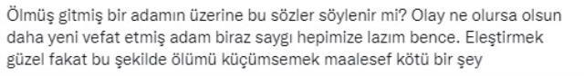 Jahrein'den Mahmut Ustaosmanoğlu'nun vefatı sonrası skandal tweet: Azrail'e iki tokat atıp yollayamamış mı?