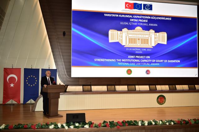 Yargıtayın Kurumsal Kapasitesinin Güçlendirilmesi Projesi Kapsamında 'Ankara Ulusal İçtihat Forumu' Başladı Yargıtayın Kurumsal Kapasitesinin Güçlendirilmesi Projesi Kapsamında 'Ankara Ulusal İçtihat Forumu' Başladı