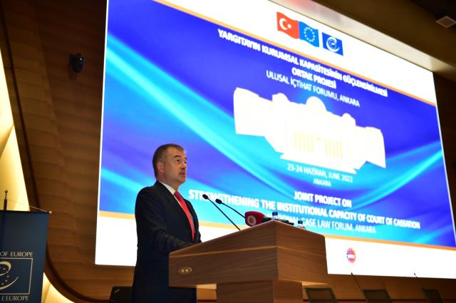 Yargıtayın Kurumsal Kapasitesinin Güçlendirilmesi Projesi Kapsamında 'Ankara Ulusal İçtihat Forumu' Başladı Yargıtayın Kurumsal Kapasitesinin Güçlendirilmesi Projesi Kapsamında 'Ankara Ulusal İçtihat Forumu' Başladı