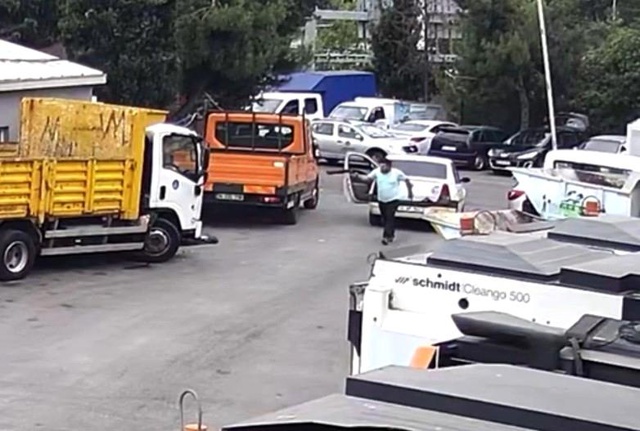 Damadın kayınpederini öldürdüğü anlar kamerada! Önce araçla ezip sonra tüfekle ataş açtı