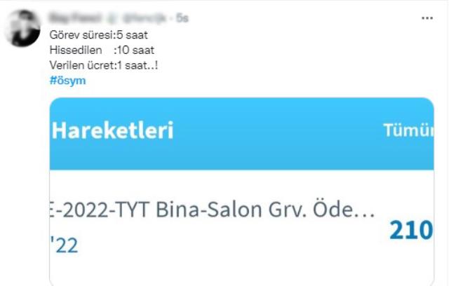 ÖSYM sınav gözetmenlerine geçen yılın ücretlerini yatırdı, öğretmenlerin tepkileri sosyal medyayı salladı