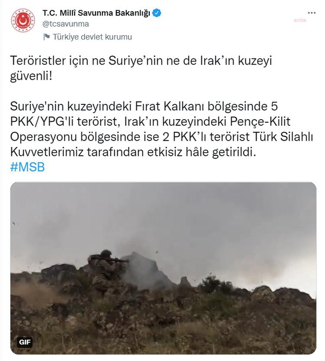 Mehmetçik PKK'ya göz açtırmıyor! Sınır ötesinde 7 terörist etkisiz hale getirildi Mehmetçik PKK'ya göz açtırmıyor! Sınır ötesinde 7 terörist etkisiz hale getirildi