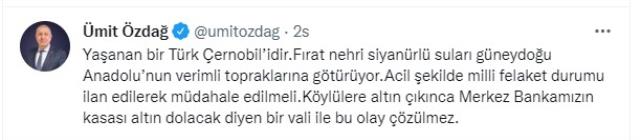 Ümit Özdağ'ın 'Türk Çernobil'i' olarak nitelendirdiği altın madenine bakanlık 16 milyon lira ceza kesti