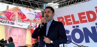 Bakan Kurum: 'Bizim siyasetimiz eser ve hizmet siyasetidir'