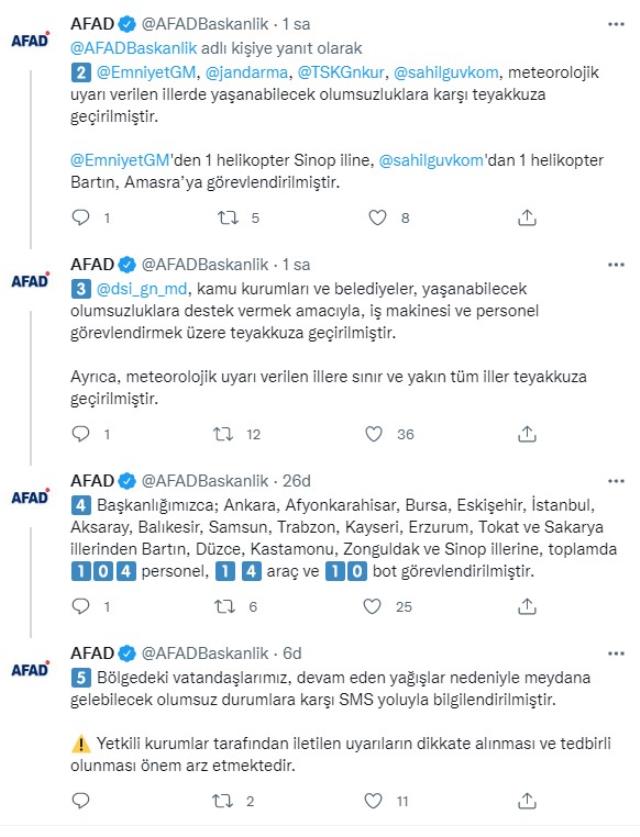 Meteoroloji 6 ili 'kırmızı kodla' uyardı, AFAD alarm durumuna geçti: Kolluk kuvvetleri ve belediyeler teyakkuzda