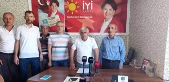 İYİ Parti Kahta ilçe teşkilatı istifa etti