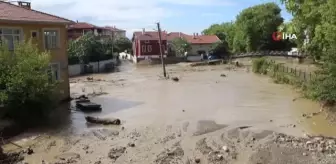 Kaymakam Baycar, selin vurduğu köylerde incelemelerde bulundu