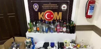 Didim'de sahte içki operasyonu