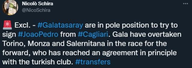 Galatasaray'dan '10 numara' transfer! Yıldız oyuncuyla prensip anlaşmasına varıldı Galatasaray'dan '10 numara' transfer! Yıldız oyuncuyla prensip anlaşmasına varıldı