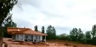 Son Dakika | Çankırı'da sel paniği kamerada