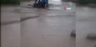 Niğde'de sağanak sonrası dereler taştı, evler sular altında kaldı