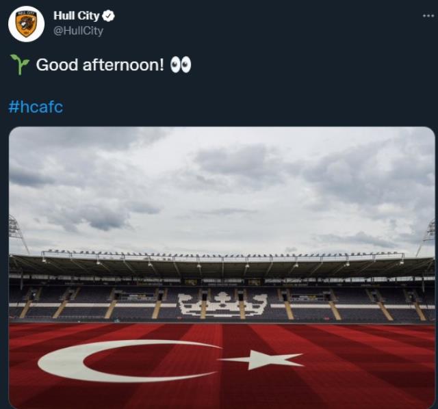 Acun Ilıcalı'nın takımı Hull City'den Türk bayraklı mesaj! Paylaşıma beğeni yağıyor Acun Ilıcalı'nın takımı Hull City'den Türk bayraklı mesaj! Paylaşıma beğeni yağıyor