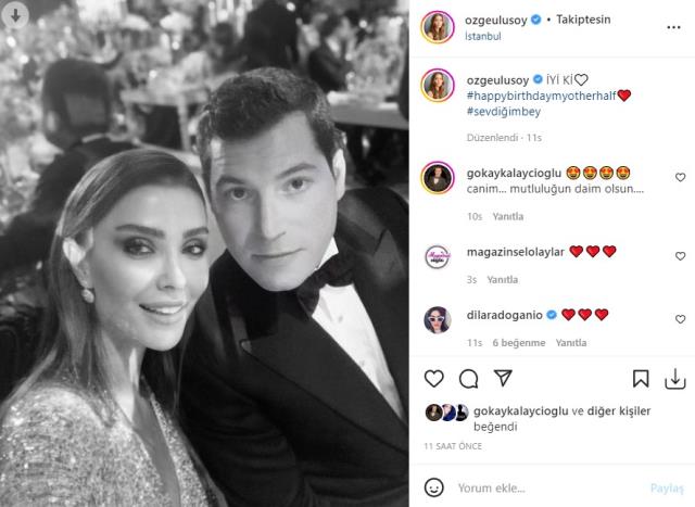 Özge Ulusoy, Faruk Çolakoğlu'na aşkını haykırdı: Diğer yarım Özge Ulusoy, Faruk Çolakoğlu'na aşkını haykırdı: Diğer yarım