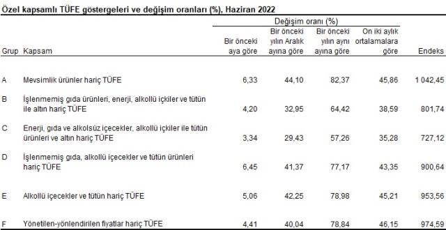 Son Dakika! Enflasyon haziran ayında yüzde 4,95 arttı, yıllık bazda yüzde 78,62 oldu