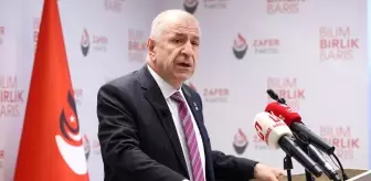 Zafer Partisi Genel Başkanı Özdağ: 'Hiçbir suç duyurunuz mücadelemizi engellemeyecek'