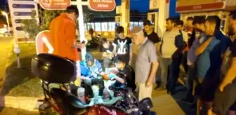 Bursa'da motosiklet yayaya çarptı, hem yaya hem sürücü yaralandı