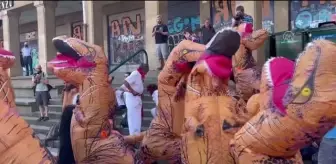 Hayvan hakları savunucuları, San Fermin festivalini protesto etti