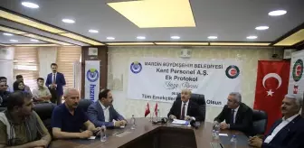Son dakika haberleri... Mardin Büyükşehir Belediyesi'nden çalışanlara net 2 bin lira zam