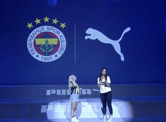 Ece Seçkin'in konser verdiği Fenerbahçe forma lansmanında ünlüler geçidi yaşandı