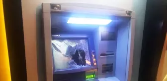 Akli dengesi yerinde olmayan şahıs yeniden ATM'lere zarar verdi