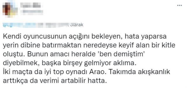 Fenerbahçe'nin yeni transferi Arao'nun golden önce yaptıkları taraftarı çileden çıkardı Fenerbahçe'nin yeni transferi Arao'nun golden önce yaptıkları taraftarı çileden çıkardı