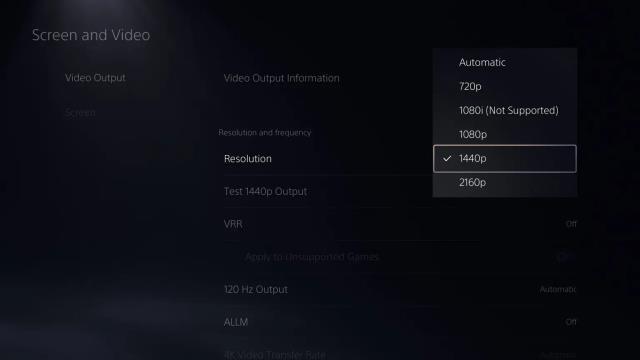 Sony, PS5 konsollarına 1440p desteğini getiriyor