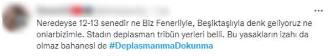 Süper Lig ile ilgili ortalığı karıştıran 'Deplasman yasağı' iddiası! 3 büyüklerin taraftarları çılgına döndü Süper Lig ile ilgili ortalığı karıştıran 'Deplasman yasağı' iddiası! 3 büyüklerin taraftarları çılgına döndü