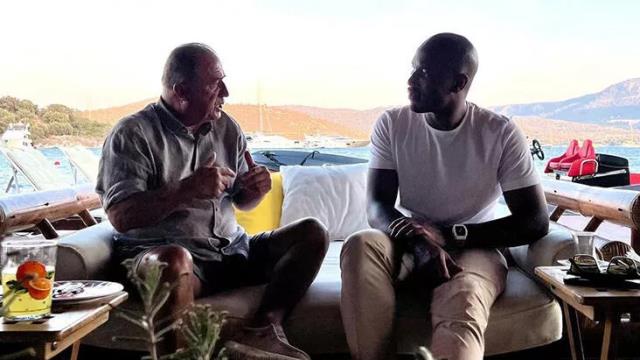 Fatih Terim, Didier Drogba'yı Bodrum'daki evinde ağırladı: Teşekkür ederim evlat