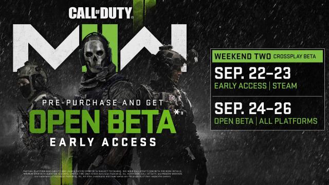 Call of Duty Modern Warfare 2'nin açık beta tarihleri paylaşıldı