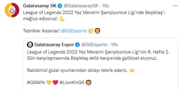 Derbide kazanan taraf Galatasaray oldu! Derbi sonrası oyunculara tebrik mesajı geldi