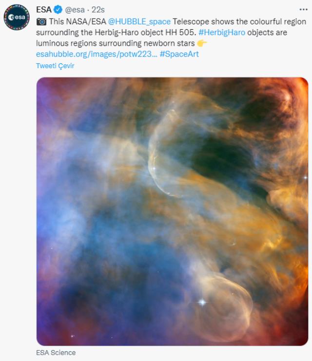 Hubble Uzay Teleskobu büyüleyen görüntüyü paylaştı