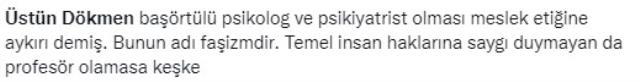 Başörtülü psikolog olamaz diyen kim? Başörtülü psikolog olamaz diyen kim?
