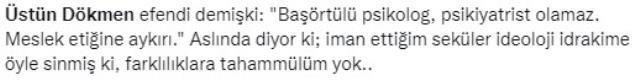Başörtülü psikolog olamaz diyen kim? Başörtülü psikolog olamaz diyen kim?