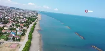 Karadeniz, Samsun sahillerini yutmaya devam ediyor