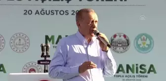 Manisa haberi: Cumhurbaşkanı Erdoğan, Manisa'da toplu açılış töreninde konuştu: (3)