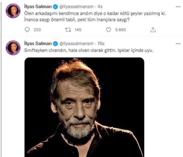 Ünlü sanatçı İlyas Salman'ın ölen Civan Canova için yaptığı paylaşım kriz yarattı