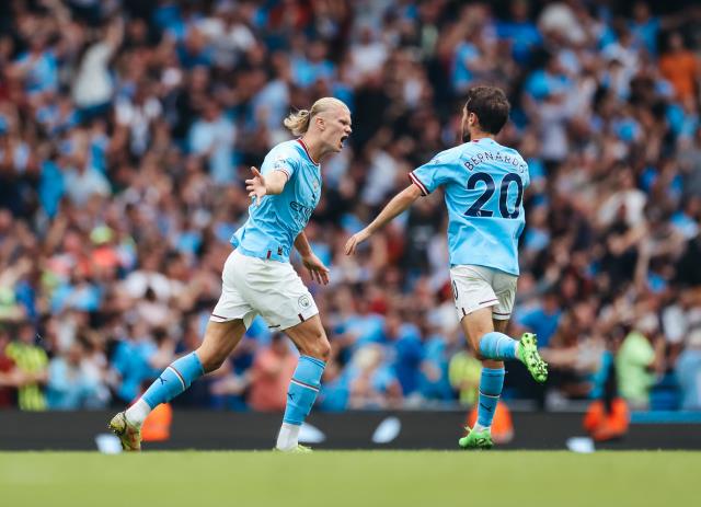 Manchester City'nin Haaland'ı var! Hat-trick yaptı, takımını 2-0'dan geri getirdi Manchester City'nin Haaland'ı var! Hat-trick yaptı, takımını 2-0'dan geri getirdi